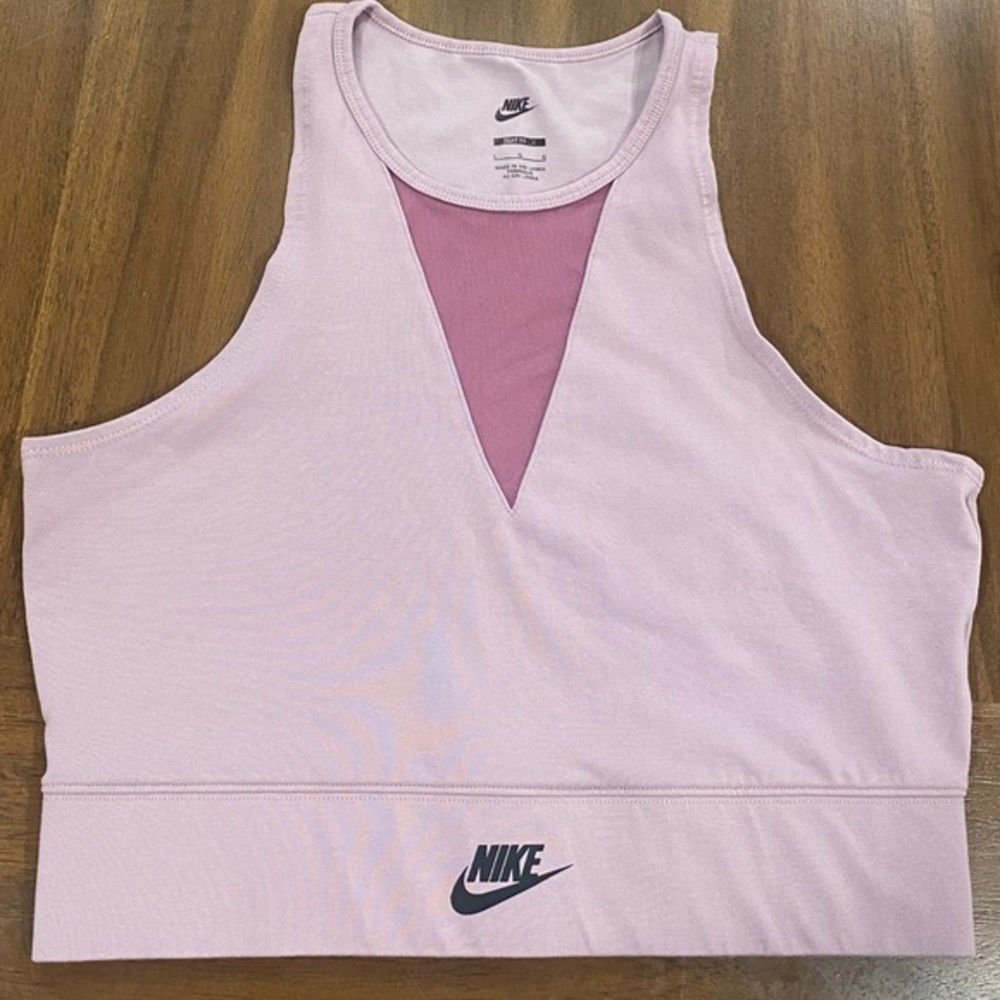 Nike Tight Fit Lavender Top Size Large